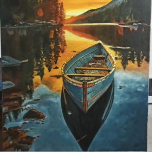 "Barca al Anochecer"
